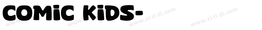 COMIC kids字体转换